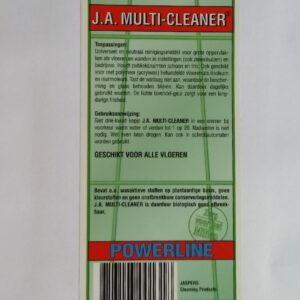 J.A. Multi Cleaner (MCJE)