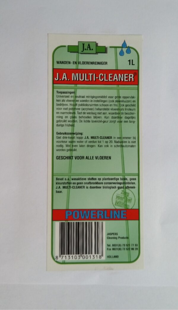 J.A. Multi Cleaner (MCJE)