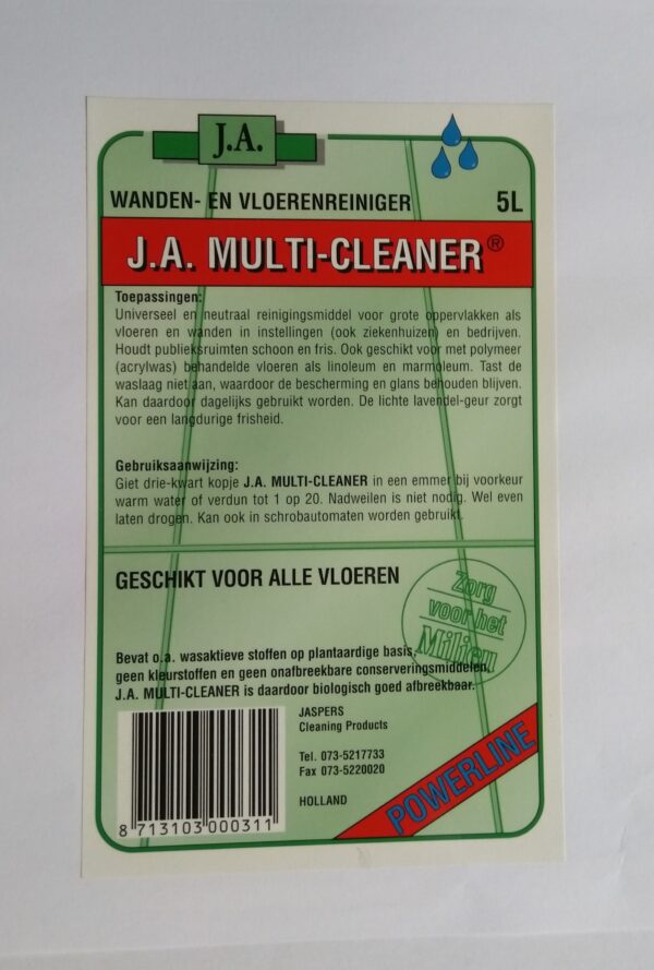 J.A. Multi Cleaner (MC20)